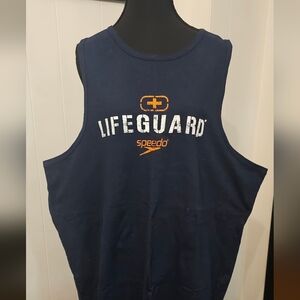 💥LAST DAY💥 NWT Speedo Dark Blue Lifeguard Tank XXL
